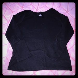 Long sleeve black shirt